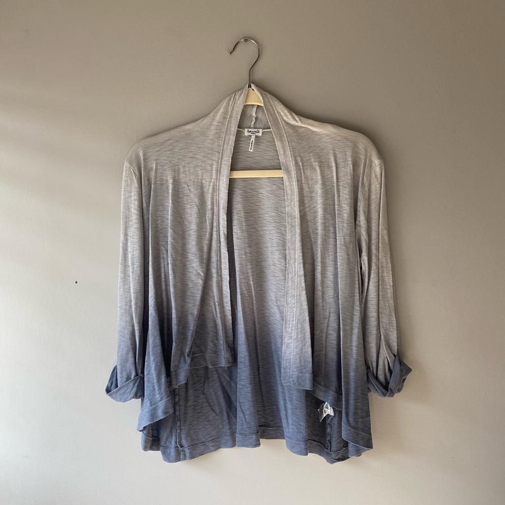 Splendid | Women’s Gray Ombre Open Cardigan